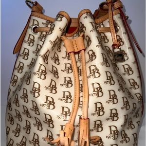 Dooney 1975 Signature Drawstring Bag - Cream
